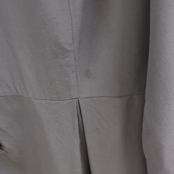 LilySilk Long Sleeve Navy Dress 100% Silk - Picture 5 of 8